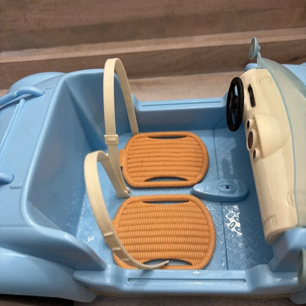 Barbie Beach Car‎ 2006 Glam Cruiser Blue Convertible Sports Car Mattel No Basket